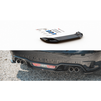 Maxtondesign Diffusor für Fiat 124 Spider Abarth schwarz hochglanz
