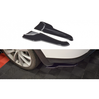 Maxtondesign Diffusor Erweiterung li/re für Tesla Model X schwarz hochglanz