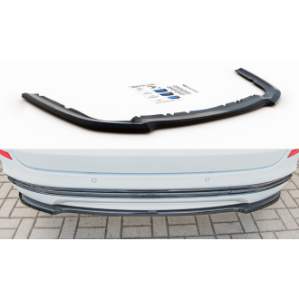 Maxtondesign Diffusor für Ford Mondeo MK5 Kombi Facelift schwarz hochglanz
