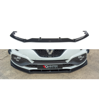 Maxtondesign Frontlippe V.1 für Renault Megane MK4 RS schwarz hochglanz