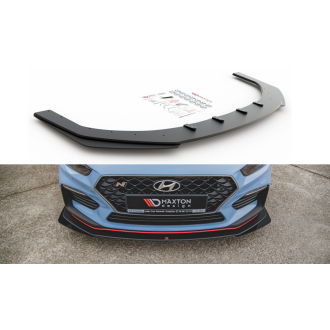 Maxtondesign Frontlippe für Hyundai I30N MK3 Schrägheck Racing schwarz hochglanz