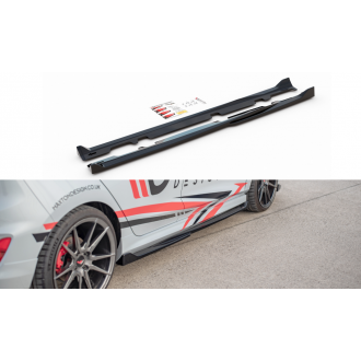 Maxtondesign Seitenschweller V.4 für Ford Fiesta MK8 ST|ST-Line schwarz hochglanz