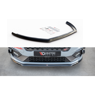 Maxtondesign Frontlippe V.6 für Ford Fiesta MK8 ST|ST-Line schwarz hochglanz