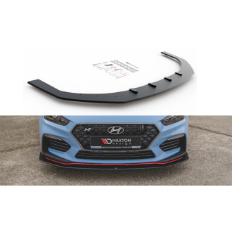 Maxtondesign Frontlippe für Hyundai I30N MK3 Schrägheck Racing schwarz