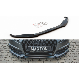 Maxtondesign Frontlippe für Audi A6|S6 C7 S-Line Facelift schwarz hochglanz