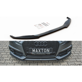 Maxtondesign Frontlippe für Audi A6|S6 C7 S-Line Facelift schwarz hochglanz