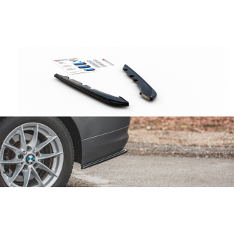 Maxtondesign Diffusor Erweiterung li/re für BMW 3er E90|E91 Facelift schwarz strukturiert