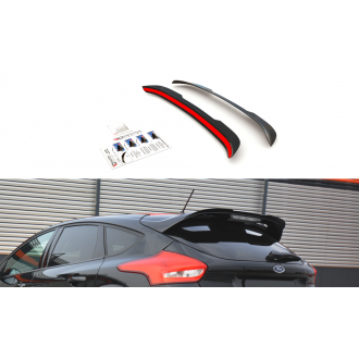 Maxtondesign Spoiler für Ford Focus MK3 ST-Line Facelift schwarz hochglanz