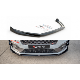 Maxtondesign Frontlippe V.4 für Ford Fiesta MK8 ST|ST-Line schwarz hochglanz
