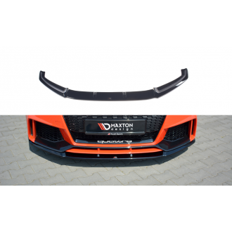 Maxtondesign Frontlippe für Audi TTRS 8S schwarz hochglanz