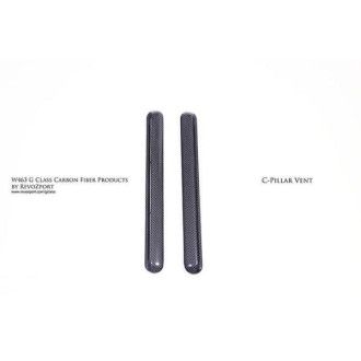 Matt Carbon Fiber C-Säulen-Luftauslass Blende für Mercedes G-Klasse W463  2004-22