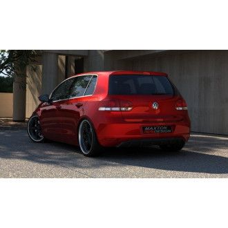 Maxtondesign Diffusor Ohne Auspuff für Volkswagen Golf MK6|Golf 6 schwarz hochglanz