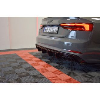 Maxtondesign Diffusor für Audi S5 F5 Coupe schwarz hochglanz