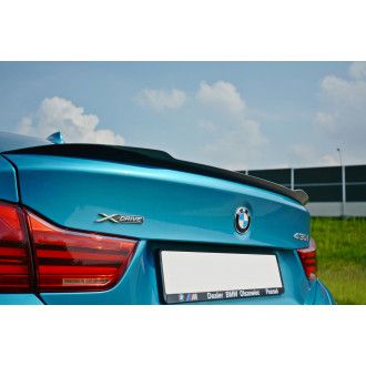 Maxtondesign Spoiler für BMW 4er F36 Coupe schwarz hochglanz