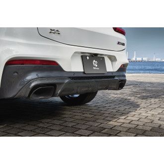 3DDesign Carbon Diffusor passend für BMW G02 X4 mit M-Paket