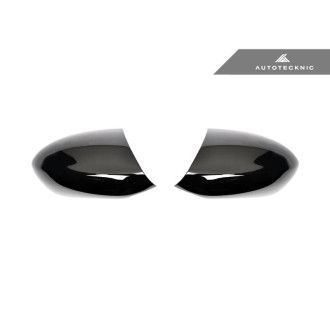 Autotecknic Glazing Black Ersatz-Spiegelkappen für BMW 1er|3er E90|E92|E93 M3|1M