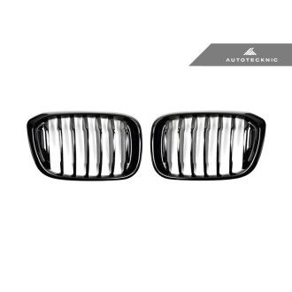 Autotecknic Glazing Black Kühlergrill für BMW X3|X4 G01|G02 Vorfacelift