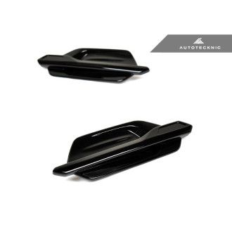 Autotecknic Glazing Black Kotflügel-Lufteinlässe für BMW 2er F87 M2 | M2 Competition