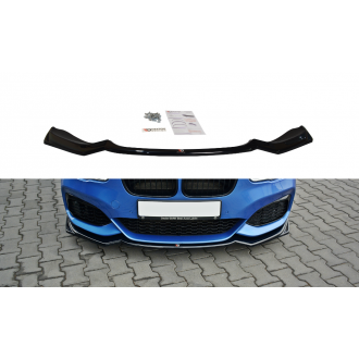 Maxton Design Frontlippe für BMW 1er F20|F21 Facelift schwarz hochglanz
