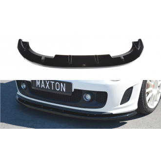 Maxton Design Frontlippe für Fiat 500 Abarth MK1 schwarz hochglanz