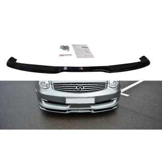 Maxton Design Frontlippe für Infiniti G35 Coupe schwarz hochglanz