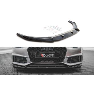 Maxtondesign Frontlippe CUP V.3 für Audi S4 / A4 S-Line B9 schwarz hochglanz