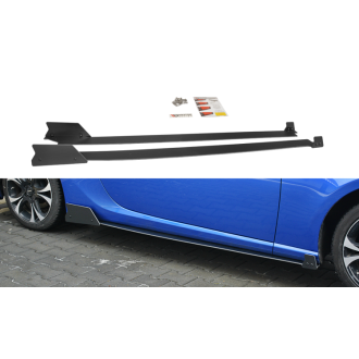 Maxton Design Racing-Seitenschweller für Subaru BRZ MK1 Facelift schwarz unbearbeitet