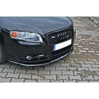 Maxton Design Frontlippe für Audi A4 B7 schwarz hochglanz
