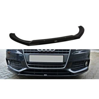 Maxton Design Frontlippe für Audi A4 B8 schwarz hochglanz