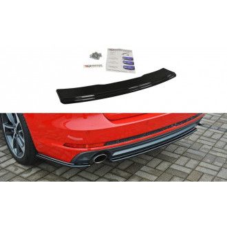 Maxton Design Diffusor für Audi A4 B9 S-Line Kombi schwarz hochglanz