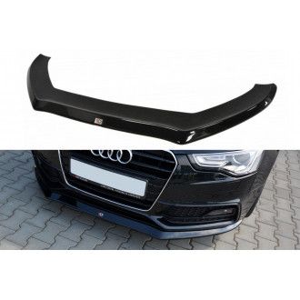 Maxton Design Frontlippe für Audi A5 8T S5|S-Line Facelift schwarz strukturiert