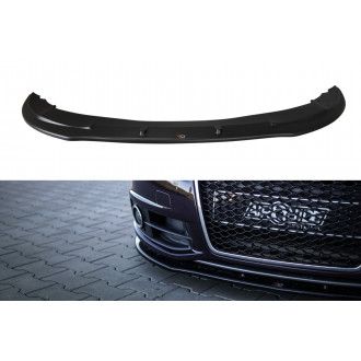 Maxton Design Frontlippe für Audi A6 C6 S-Line Facelift schwarz hochglanz