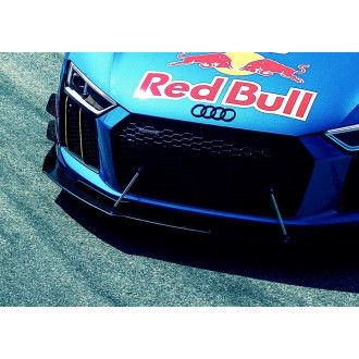 Maxton Design Racing-Canards für Audi R8 MK2 V10 Kombi schwarz unbearbeitet