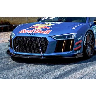 Maxton Design Racing-Frontlippe für Audi R8 MK2 V10 schwarz unbearbeitet