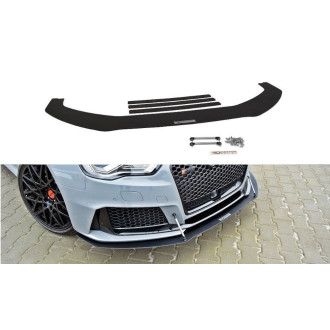 Maxton Design Racing-Frontlippe für Audi 8V RS3 schwarz unbearbeitet