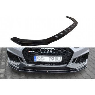 Maxton Design Frontlippe für Audi F5 RS5 Coupe schwarz hochglanz