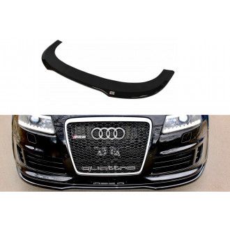 Maxton Design Frontlippe für Audi C6 RS6 schwarz hochglanz