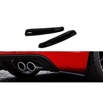 Maxton Design Diffusor-Erweiterungen für Audi 8V S3 Schrägheck schwarz hochglanz