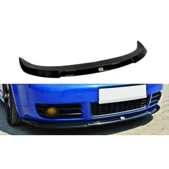 Maxton Design Frontlippe für Audi B6 S4 schwarz hochglanz