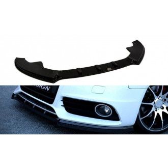 Maxton Design Frontlippe für Audi B8 S4 schwarz hochglanz