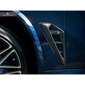 Autotecknic Carbon Kotflügel Lufteinlässe für BMW F95 X5M-B-Ware