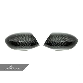 AutoTecknic Carbon Spiegelkappen Austausch passend für E90 / E92 / E93 und E82 M3 1M (2 lbs)