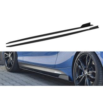 Maxton Design Racing-Seitenschweller für BMW 1er F20|F21 Facelift schwarz unbearbeitet
