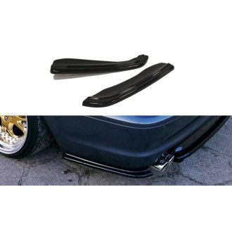 Maxton Design Diffusor-Erweiterungen für BMW 3er E46 mit M-Paket Coupe schwarz hochglanz