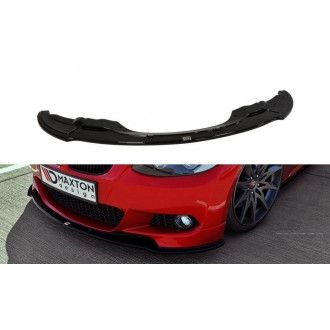 Maxton Design Frontlippe für BMW 3er E92 mit M-Paket Vorfacelift schwarz hochglanz