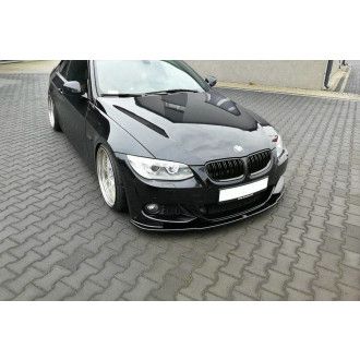 Maxton Design Frontlippe für BMW 3er E92 mit M-Paket Facelift schwarz hochglanz