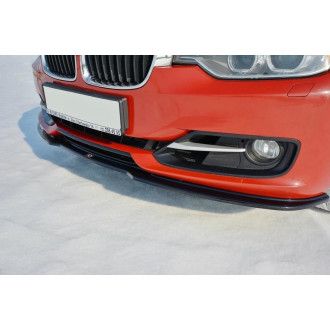 Maxton Design Frontlippe für BMW 3er F30 schwarz hochglanz