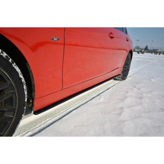Maxton Design Seitenschweller für BMW 3er F30 schwarz hochglanz