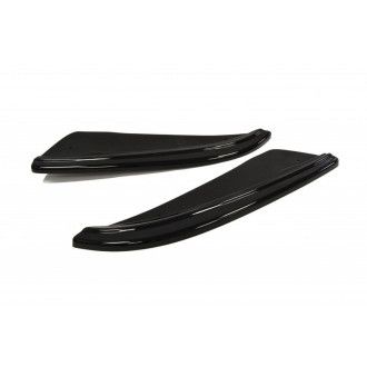 Maxton Design Diffusor-Erweiterungen für BMW 5er F07 GT schwarz hochglanz