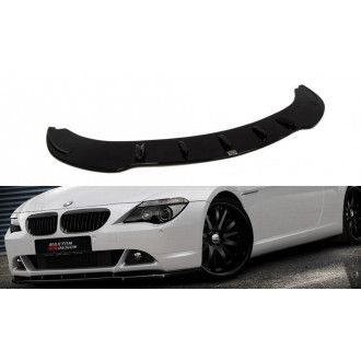 Maxton Design Frontlippe für BMW 6er E63|E64 Vorfacelift schwarz hochglanz